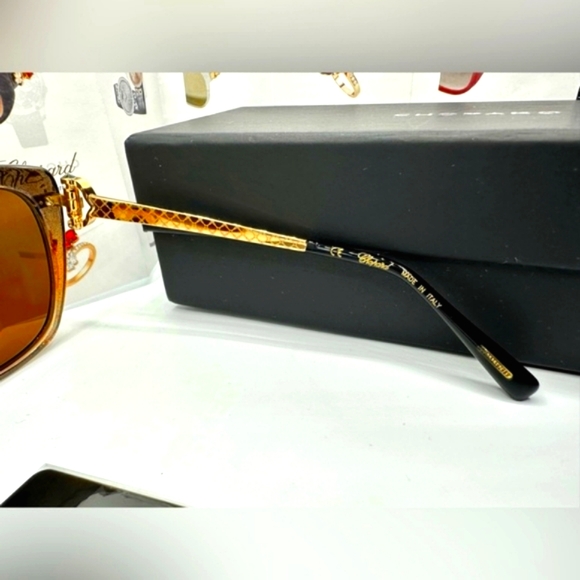 👑Chopard SCH232S TA9P Polarized Cat Eye . Size 55-16-135mm‼️🏆 - Picture 14 of 16